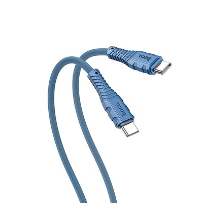 Кабель Type-C - Type-C Hoco X67 Nano PD 60W 100см 3A  (blue)