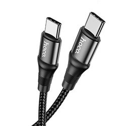 Кабель Type-C - Type-C Hoco X50 Excellent 100W 200см 5A  (black)