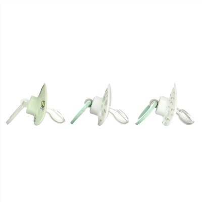 NUK, Orthodontic Pacifier Value Pack,, 0-6 Months, Green, 3 Pack