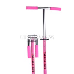 Самокат 2-х кол., розовый, PU/ 200 мм, ABEC 7, в коробке