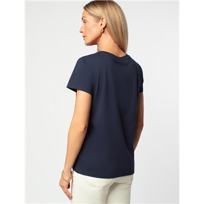 Футболка из 100% хлопка с авторским принтом.