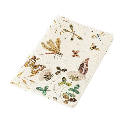 Обложка для паспорта "FAUNA. Бабочки-стрекозы" кожзам 3-620/28 Bruno Visconti