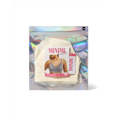 Minimi Топ Mi 1011S French Chic Майка "Топ" (топ на тонких бретелях с вкладышами), PA