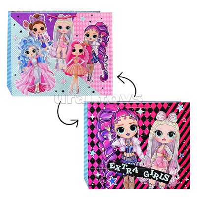 Пакет подарочный глянцевый xxl, 40*49*19 см.