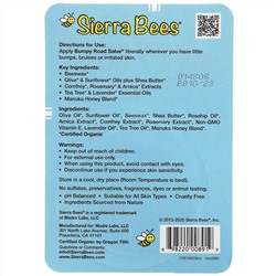 Sierra Bees, Bumpy Road Salve, мазь от ушибов, 17 г (0,6 унции)