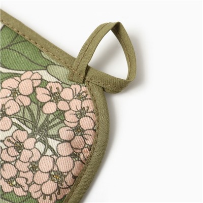 Прихватка «Этель» Spring garden 19×19 см,100% хлопок, саржа 190 г/м²