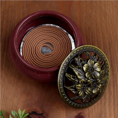 Благовония спиральные «Сандал», 48 однодисковых и 24 двухдисковых спиралей