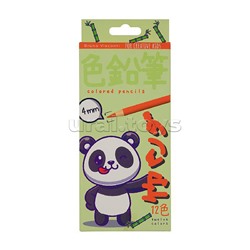 Карандаши цветные пластиковые 4,0 мм  "Kawaii animals", 12 цветов, 4 вида