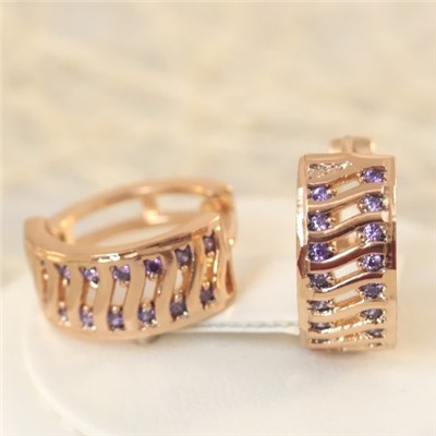 Серьги позолота  H01-4221