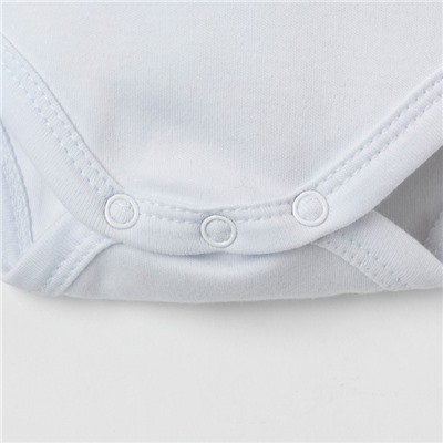 Боди детское «Крошка Я» Mum+Dad, рост 86-92 см, белое