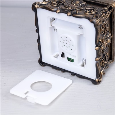 Светодиодная фигура «Фонарь с щелкунчиком» 13.5×28.5×13.5 см, пластик, батарейки ААх3 (не в комплекте), USB, свечение тёплое белое