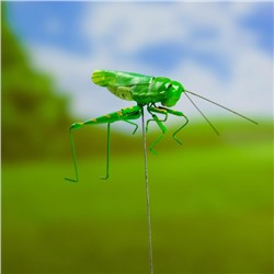 Штекер «Кузнечик зеленый», 3×5 см/22 см, набор 2 шт.