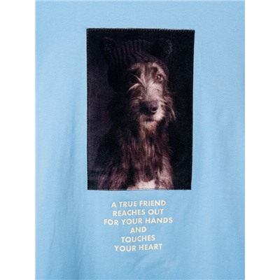 Фуфайка трикотажная для девочек (футболка)