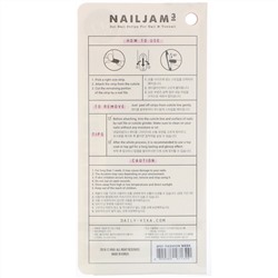 Vika Nailjam, Гелевые полоски для ногтей для ногтей на руках и ногах, Неделя моды, 38 полосок