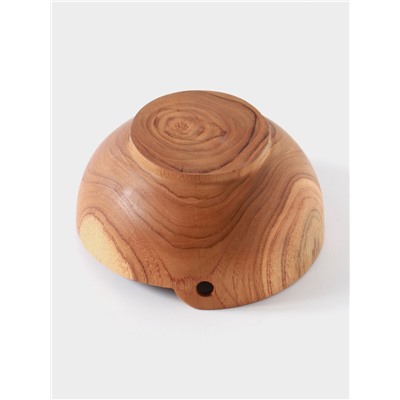 Миска, 15×15×7 см, тиковое дерево