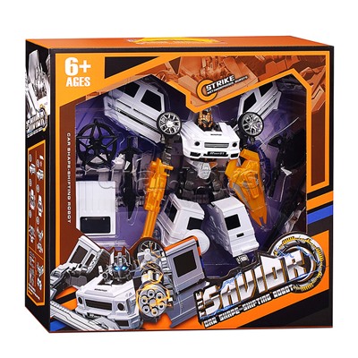 Робот трансформирующийся во внедорожник, в коробке