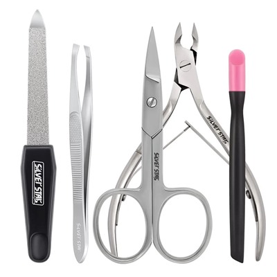 Silver Star Маникюрный набор «МН 05-1» Красный 5 предметов