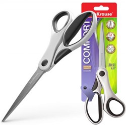 Ножницы 205 мм Comfort серо-белый 48159 ErichKrause