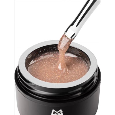 MANITA Гель моделирующий для ногтей с хлопьями юки / Builder Gel Flash №04, 15 мл 28221