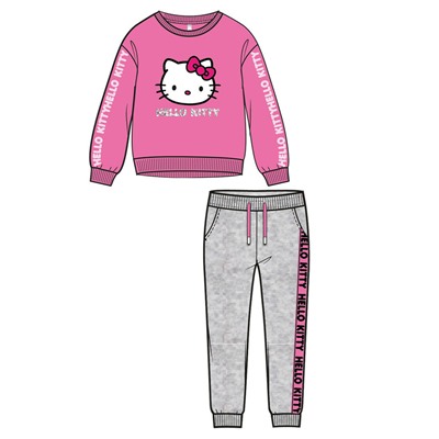 Комплект трикотажный для девочек: толстовка, брюки