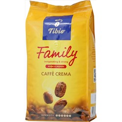 Tibio. Family Crema (зерновой) 1 кг. мягкая упаковка