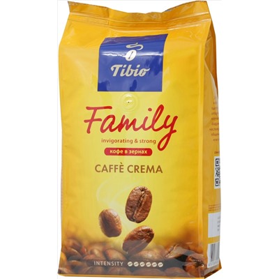 Tibio. Family Crema (зерновой) 1 кг. мягкая упаковка