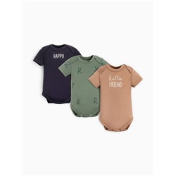 Боди детское «Крошка Я», 3 шт., рост 68-74 см