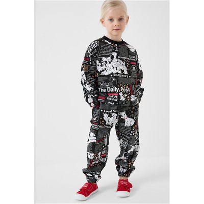 Комплект трикотажный для девочек: толстовка, брюки PLAYTODAY, 1240894