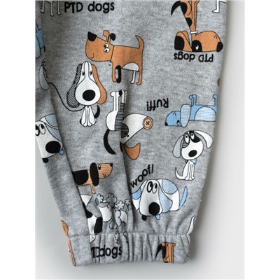 Комплект детский трикотажный для мальчиков: джемпер (футболка), брюки