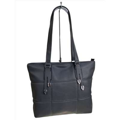 Женская сумка из искусственной кожи, цвет графит