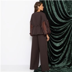 Брючный костюм для идеальной химии, Серьезная леди (2 в 1, брауни)