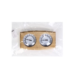 УЦЕНКА Термометр-гигрометр для бани, деревянный