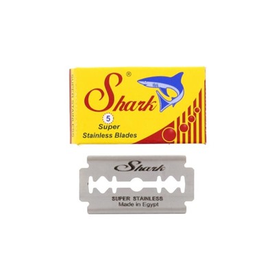 Лезвия для бритья классические двусторонние Lord Super Stainless Shark 5шт.(20X5шт. =100 лезвий) на карте