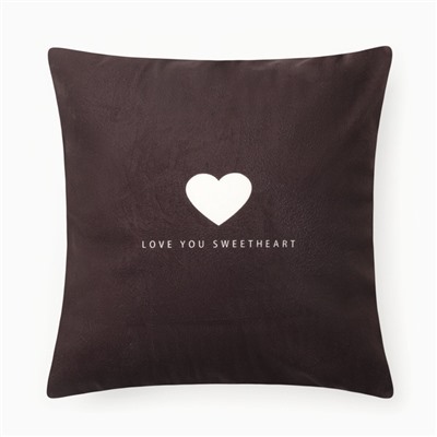 Наволочки декоративные набор 4 шт. «Этель» HOME, 40×40 см, велюр