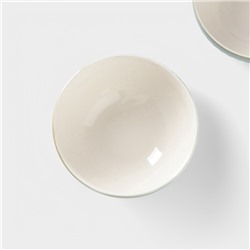 Салатники Доляна «Винтаж», d=15 см, набор 2 шт., керамика, бирюзовые