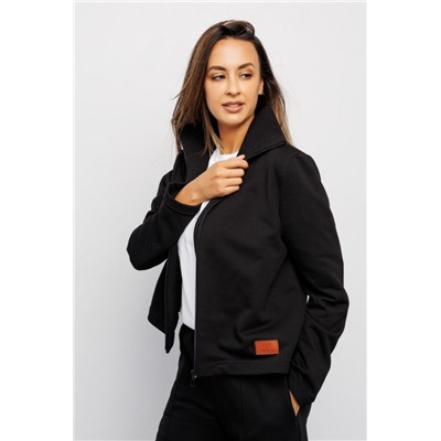 Толстовка на молнии зипка 385 (Черный)