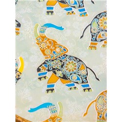Блюдо «Мудрый слон», 25.5×25.5×6 см, дерево манго