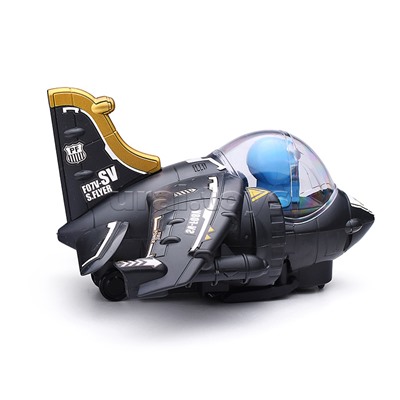 Самолет "Истребитель" на батарейках, в коробке