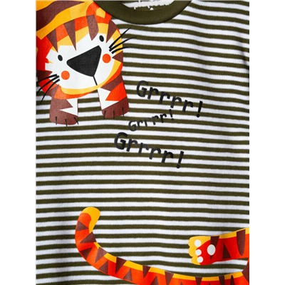 Комплект детский трикотажный для мальчиков: джемпер (футболка), шорты