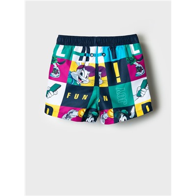 Шорты текстильные плавательные для мальчиков, средней длины