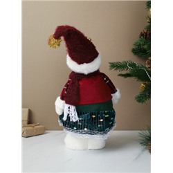 Новогоднее украшение Снеговик на телескопических ножках 35/60 см / SH056-2 /уп 72/