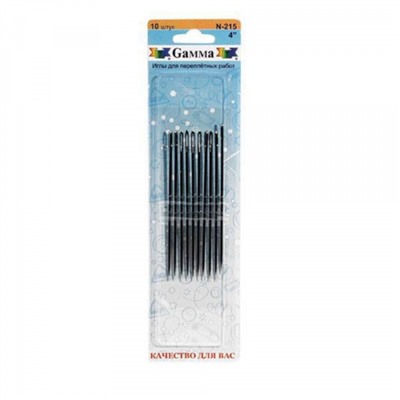 Игла для переплетных работ длина 10 см уп.10 шт. Игла №215 Гамма