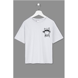 Детская футболка оверсайз Happyfox