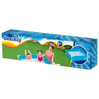 Бассейн каркасный Bestway Steel Pro, 122×122×30.5 см, от 2 лет, 56217