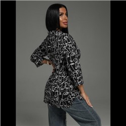 Туника Жанетта (графика черная)