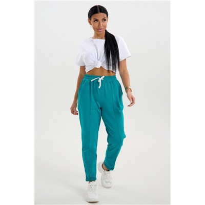 Брюки женские 46664 (Изумрудный)