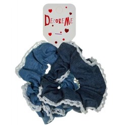 Резинки для волос 2 шт МИКС "ДЖИНСОВАЯ МИЛОТА" 2-712/14 DecoreMe