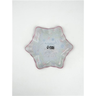 Тарелка новогодняя плоская «Зимняя сказка», 19.5 см