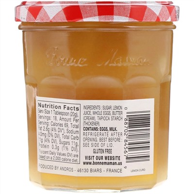 Bonne Maman, Лимонный творог, 360 г