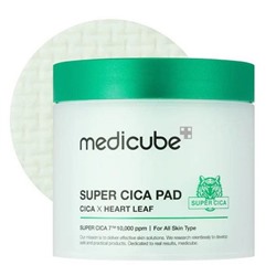 Тонер-пэды для лица Medicube Super Cica Pad